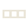 Рамка 3-постовая, серия Zenit, цвет альпийский белый  N2273 BL (N2273 BL)