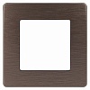 12-5101-13  Рамка для розеток и выключателей ЭРА Серия 12 12-5101-13 на 1 пост, Сатин, бронза