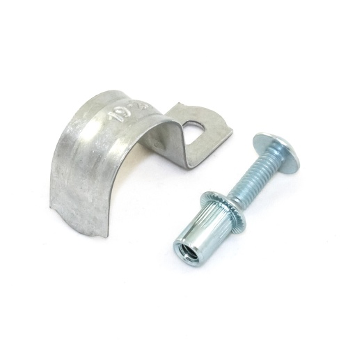 Комплекты для крепления ОКЛ с использованием винта, заклепки и скобы СМО 21-22 (100 шт) Промрукав