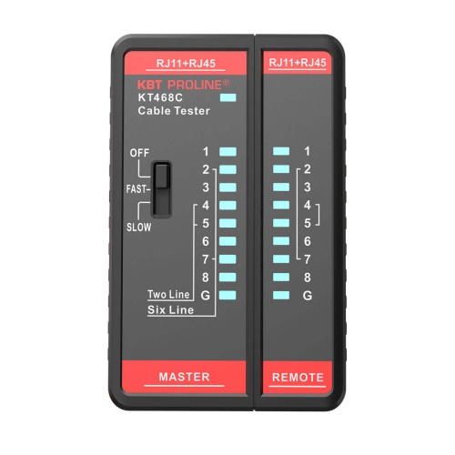 LAN-тестер кабельный KT 468С "PROLINE" (КВТ)