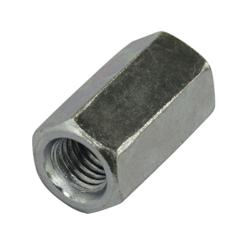 Гайка соединительная оцинкованная М12 (DIN 6334) (100 шт/уп) Гайка соединительная оцинкованная М12 (DIN 6334) (100 шт/уп)