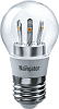 Лампа светодиодная LED Navigator 71 295 NLL-G45-5-230-2.7K-E27-CL шар прозрачный