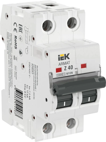 ARMAT Авт. выкл. M10N 2P Z 40А IEK