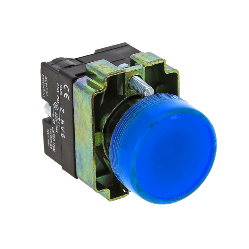 Лампа сигнальная BV66 синяя 24В EKF Лампа сигнальная BV66 синяя 24В EKF