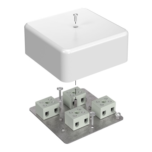 Коробка огнестойкая для кабель-канала 40-0470-FR6.0-8 Е15-Е60 (латунь) 103х103х45 Промрукав