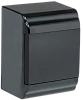 Корпус модульный пл. нав. ЩРН-П-4 PRIME черный IP41 IEK