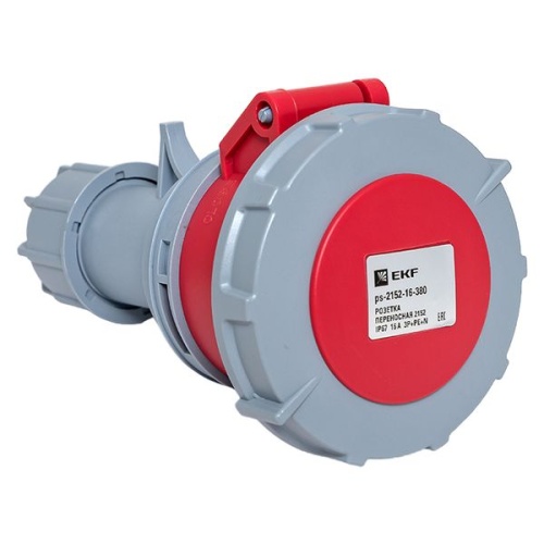 Розетка переносная 2152 3Р+РЕ+N 16А 380В IP67 EKF PROxima Розетка переносная 2152 3Р+РЕ+N 16А 380В IP67 EKF PROxima