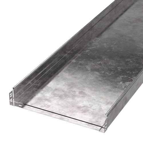 Лоток неперфорированный Стандарт 500х80х3000 (1,0 мм) (6 м/уп) Промрукав