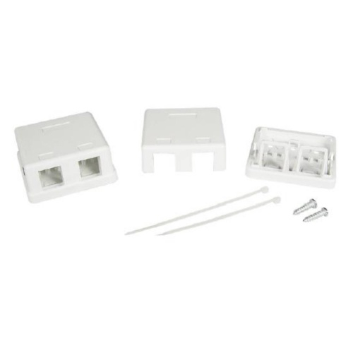 Универсальная розетка, 1 порт  для модулей Keystone