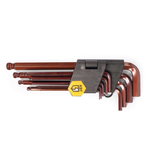 Набор шестигранных ключей с шаром КШ-9s (КВТ)