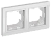 BRITE Рамка 2-мест. IP44 РУ-2-БрБ-44 бел. IEK
