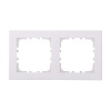Рамка 2-постовая (белый) LK80