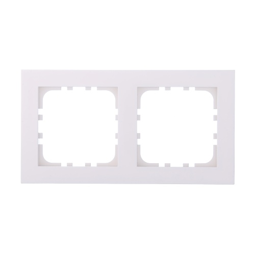 Рамка 2-постовая (белый) LK80 Рамка 2-постовая (белый) LK80