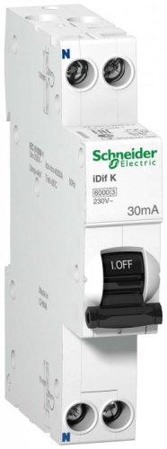 АВДТ ТИПА Acti 9 iDif K 6КА 20A C 30МAA (Schneider Electric)