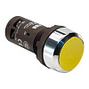 Кнопка CP2-30Y-11 желтая с фиксацией 1НО+1HЗ