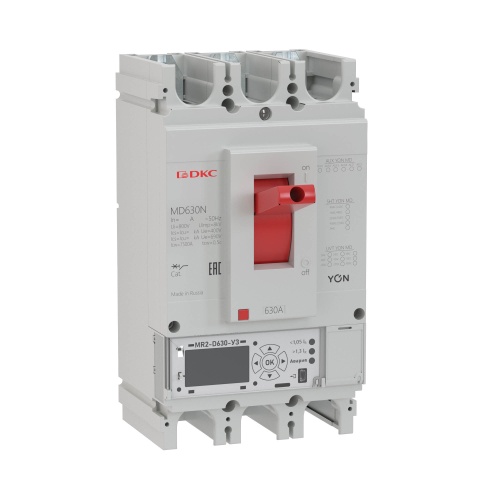 Авт. выкл. YON MD630H-MR1 Icu 65kA 630А Ir 252…630 Isd 1.5…10