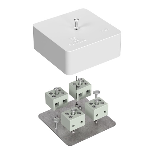 Коробка огнестойкая для кабель-канала 40-0450-FR6.0-8 Е15-Е60 (латунь) 75х75х30 Промрукав