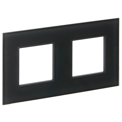 SKANDY Рамка 2-мест. SK-F22G стекло граф. IEK