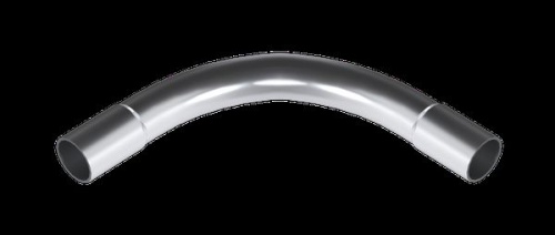 Поворот 90 градусов безрезьбовой алюминиевый d50 мм AL EKF Поворот 90 градусов безрезьбовой алюминиевый d50 мм AL EKF