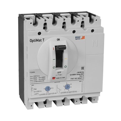 OptiMat T250V M 80A 4P