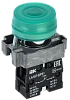 Кнопка LA167-BP31 d=22мм 1з зеленая IEK