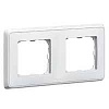 Cariva Рамка 2 поста белая