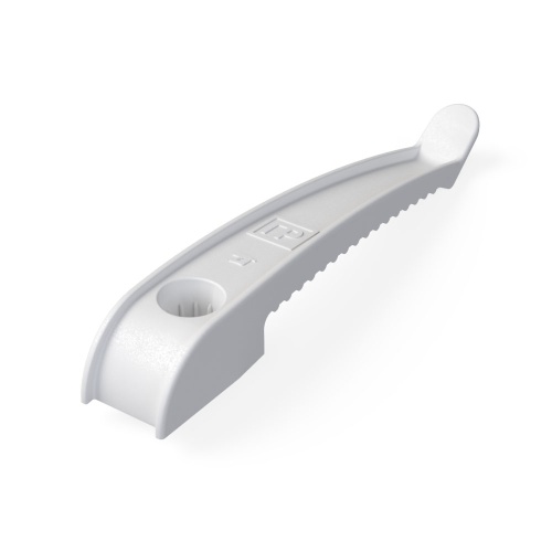 Держатель кабеля односторонний для прямого монтажа белый (20шт/240шт уп/кор) Промрукав