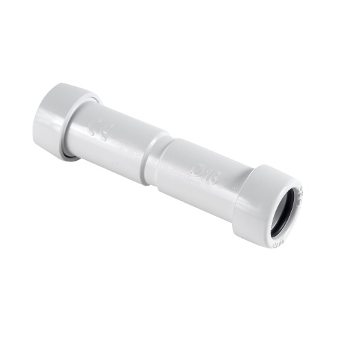 MS16 Муфта "труба-труба" D16мм (1уп = 50шт) MS16 Муфта "труба-труба" D16мм (1уп = 50шт)