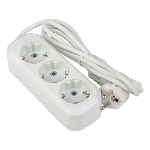 Удлинитель "Эксперт" 3 гнезда 5 метров 13А/3,0кВт с заземлением ПВС 3х1 EKF PROxima