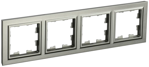 BRITE Рамка 4-мест. РУ-4-БрШ шамп. IEK