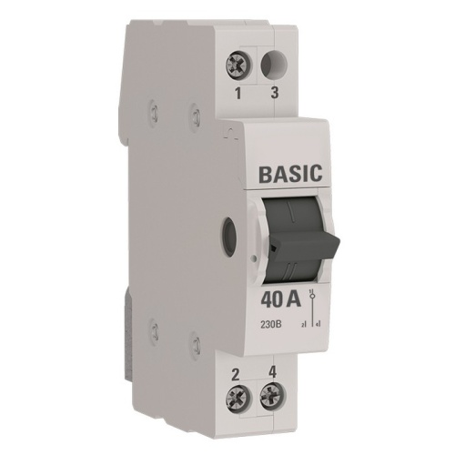 Трехпозиционный переключатель 1P 40А EKF Basic