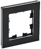 BRITE Рамка 1-мест. РУ-1-1-БрЧ металл черн. IEK