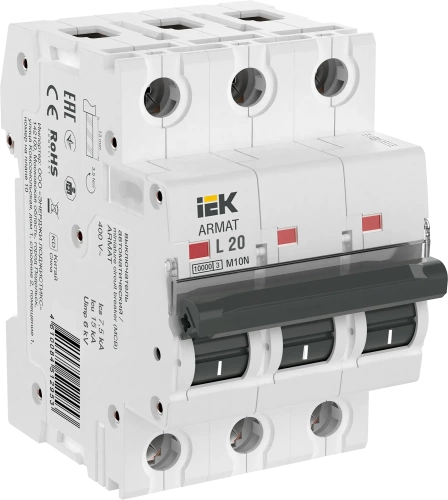 ARMAT Авт. выкл. M10N 3P L 20А IEK