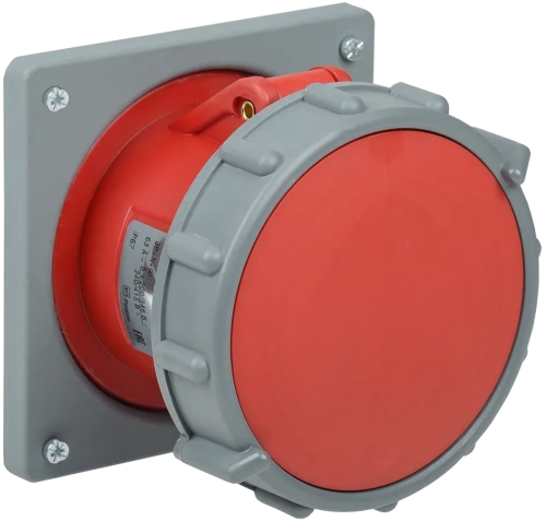 Розетка вс. MAGNUM ССИ-435 63А-6ч/200-415В 3P+PE+N IP67 IEK