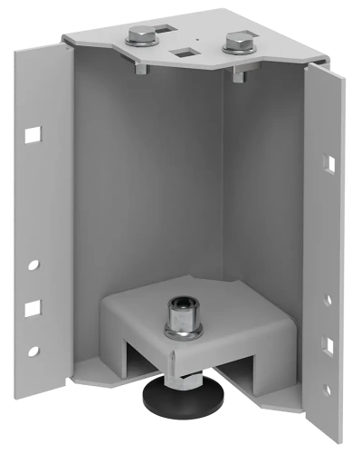 ITK by ZPAS Уголок цоколя h=200мм рег. сер. (4шт/компл) РФ