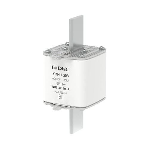 Предохранитель YON ножевого типа FG3 400А 690V характеристика aR