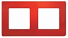 ETIKA Рамка 2-мест. красный