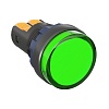 Сигнальный индикатор со  встроенным диодом 220В, зеленый