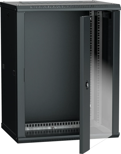 ITK Шкаф LINEA W 15U 600x450 мм дверь стекло, RAL9005
