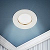 KL107 WH/GD  Встраиваемый светильник алюминиевый ЭРА KL107 WH/GD MR16 GU5.3 белый золото