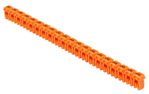 Маркер откр. тип KE 0,75-1,5мм2 символ "3" (500шт/упак) IEK