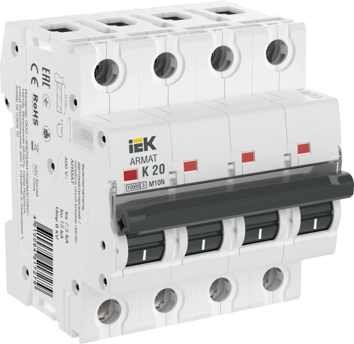 ARMAT Авт. выкл. M10N 4P K 20А IEK