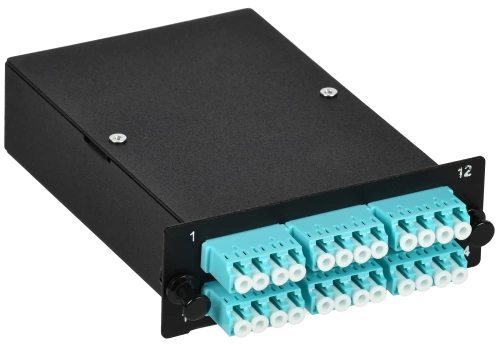 ITK Кассета для кросса ST OM3 MPOm 6хLC-quad (24 ОВ)