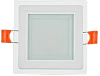 Светильник LED ДВО 1623 со стекл. квадр. 6Вт 4000К IP20 IEK