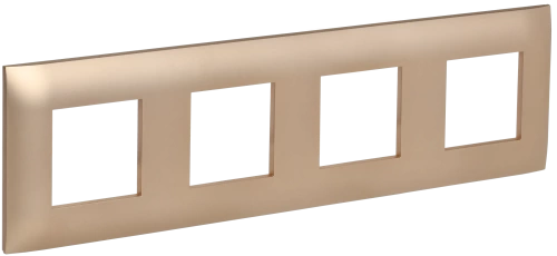 SKANDY Рамка 4-мест. SK-F04Sa песоч. IEK