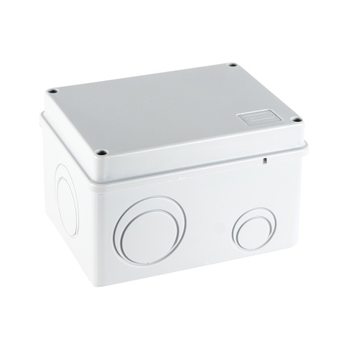 BJB/JBS150 Коробка распределительная без сальников о/п,150х110х110мм IP56 цвет серый (упаковка DIY) Экопласт