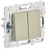 SKANDY Выключ. 2-кл. 10А SK-V04B беж. IEK