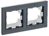 BRITE Рамка 2-мест. IP44 РУ-2-БрГ-44 граф. IEK