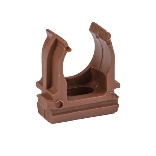 Крепеж-клипса d25 мм (10 шт) темное дерево EKF-Plast Крепеж-клипса d25 мм (10 шт) темное дерево EKF-Plast