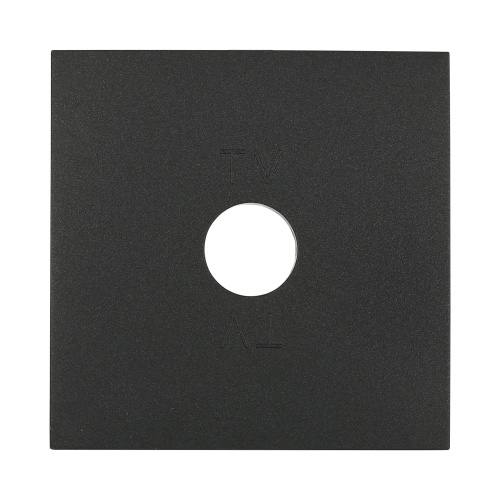 Накладка розетки TV(черный бархат) LK60